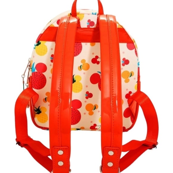 Loungefly Disney Mickey Mouse Spring Fruit Mini Backpack - Picture 2 of 14